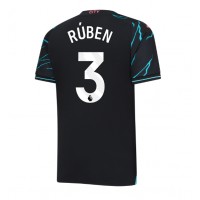 Dres Manchester City Ruben Dias #3 Tretina 2023-24 Krátky Rukáv
